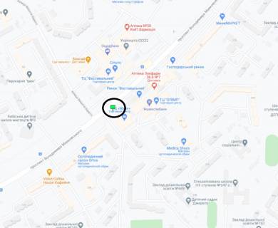 Призма A в Киеве Маяковського пр., 22 - 293920 схема