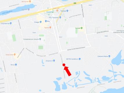 Призматрон, Призма A у Києві, 3x6  Григоренко пр. 40, роздільник, навпроти супермаркетів "Епіцентр", "Metro", в сторону ст.м. "Позняки" - 220412 схема