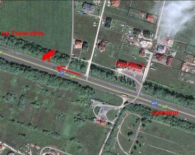 Білборд, Бігборд (Борд)  A у Траса, 3x6  Траса Тернопіль-Хмельницький, (16), Смиківці, в місто схема