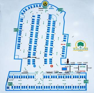 Сiтiлайт A у Києві Басейна вул., 6 - Скоропадського вул., Нижній рівень паркінгу схема