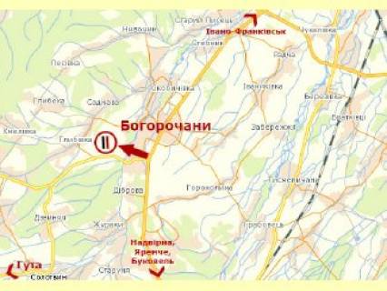 Білборд, Бігборд (Борд)   у Тлумачі, 3x6  Кармелюка вул., 1, центр схема