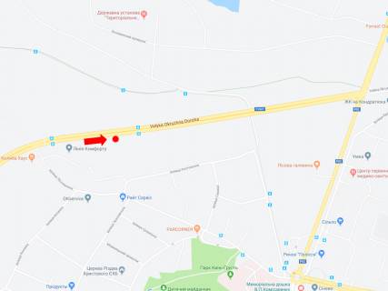 Білборд, Бігборд (Борд)  A у Києві, 3x6  Велика Кільцева дорога, 1 км. до Мінського пр. схема