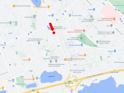 Призматрон, Призма  у Києві, 3x6  Ревуцького вул., 18, в бік ст. м. "Харківська" - 444838 схема