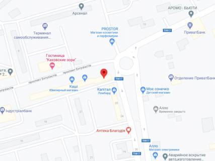 Видеоборд A у Дніпрорудному Ентузіастів вул., 22, аптека "Мед Сервіс", №Дн124, прайс за ролик 10 сек 1 вихід/5 хвилин, з 8:00-22:00. Розрахунок для інших параметрів трансляції уточнюйте у менеджера. - 301344 схема