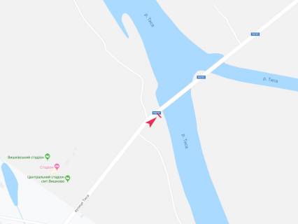 Билборд A в Буштыно, 3x6  смт Буштино, виїзд схема