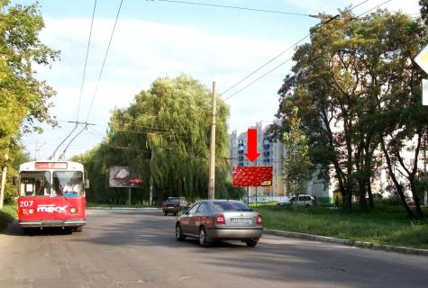 Билборд A в Хмельницком, 3x6  Чорновола вул. / Майборського вул., з центру фото 1