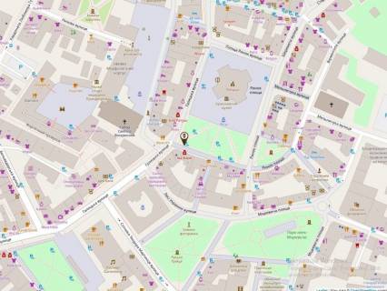 Ситилайт B в Ивано-Франковске площа Ринок   Ратуша  вхід від Катедри схема