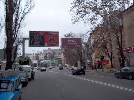 Билборд + в Одессе, 3x6  Середньофонтанська вул., 34, навпроти фото 1