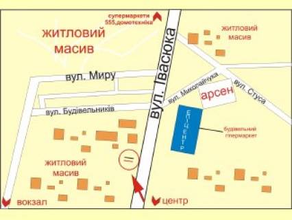Білборд, Бігборд (Борд)   у Івано-Франківську, 3x6  Івасюка вул., 32, навпроти Епіцентр, до вул. Будівельників схема