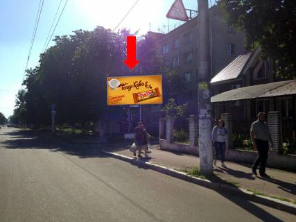 Билборд  в Житомире, 3x6  Грушевського вул. (кол. Котовського вул.), 35 / Князів Острозьких вул., в центр фото 1