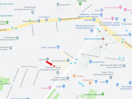 Бэклайт A в Харькове, 2.3x3.14  Хмельницького вул., 32, в сторону Кінного ринку, вул. Молочної схема