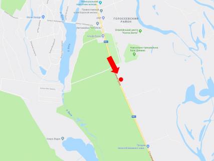 Білборд, Бігборд (Борд)  B у , , 3x6  Столичне шосе, 1 км від бази "Динамо", з Києва схема