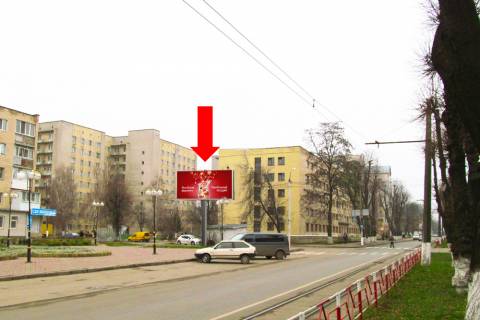 Білборд, Бігборд (Борд)  B у Вінниці, 3x6  Замостянська вул. (кол. 50-річчя Перемоги вул.) / Острозького вул., біля РАЦСу Фото 1