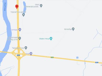 Билборд A в Виннице, 3x6  Київське шосе вул., Стрижавка схема