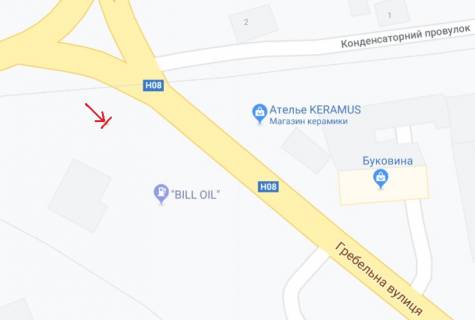 Билборд A в Запорожье, 6х3  Гребельна вул., біля АЗС схема