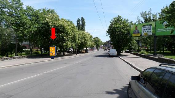 Ситилайт  в Ровно, 1.8x1.2  Сагайдачного вул. / Набережна вул., в бік Центрального ринку фото 1