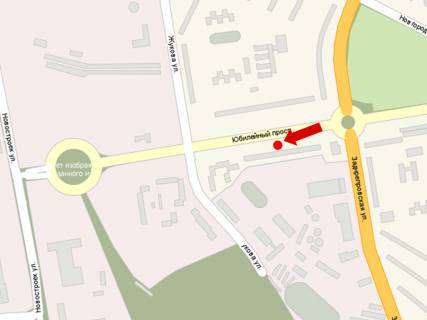 Білборд, Бігборд (Борд)   у Запоріжжі, 3x6  Ювілейний пр., 39, навпроти, в бік Козака Бабури вул. (кол. Жукова вул.) схема