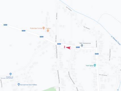 Билборд B в Вышкове, 3x6  смт Вишково, Тиса вул. схема