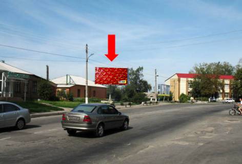 Билборд  в Ромнах, 3x6  Комсомольська вул., 13 фото 1