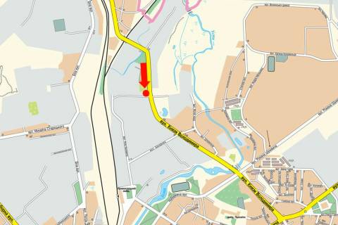 Білборд, Бігборд (Борд)  A у Рівному, 3x6  Князя Володимира вул., 109, біля АЗС "Укрнафта", в центр схема