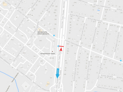 Призма A в Харькове, 3x6  Ландау пр., 74, в центр - 666246 схема