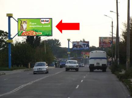 Билборд B в Кропивницкий (Кировоград), 3x6  Кропивницького вул., біля АЗС, Авторинку, ТЦ "Тарон" (флажок) фото 1