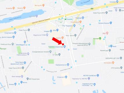 Билборд  в Киеве, 3x6  Гришка, 10 - пр. Григоренка, навпроти ресторону "Тарілка", в сторону супермаркетів "Метро", "Епіцентр" схема