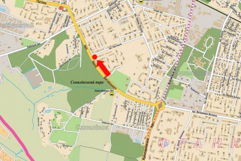 Призма  в Львове, 3x6  Виговського вул. / Кульчицької вул., ринок "Південний", зупинка - 447430 схема