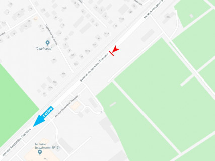 Призма B в Харькове, 3x6  Павлова вул., навпроти буд. 141, в центр - 667124 схема