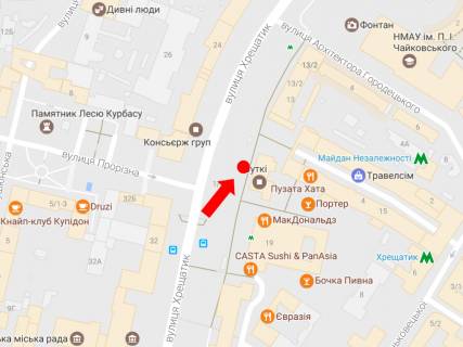 Скроллер  в Киеве, 1.8x1.2  Хрещатик вул., 17, біля ст. м. "Хрещатик", в бік Незалежності пл. - 444952 схема