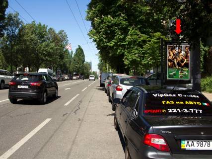 Ситилайт  в Киеве, 1.8x1.2  Українки бул., 15, в сторону вул. Хрещатик фото 1