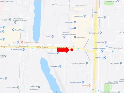 Призматрон, Призма A у Києві, 3x6  Полярна вул. 16 - навпроти заїзду в супермаркети "Епіцентр", "Сільпо", в сторону вул. Богатирській - 214911 схема