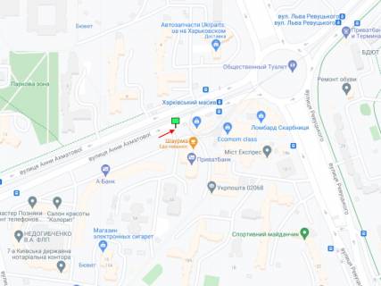 Призматрон, Призма A у Києві Ахматової вул., 3 - 374539 схема