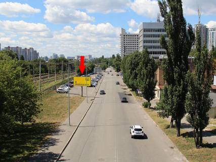 Билборд B в Киеве, 3x6  Залізничне шосе, 55, супермаркет "Велика Кишеня", в сторону ст.м. "Либідська" фото 1