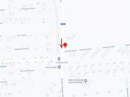 Билборд B в Марганце, 6х3  перехрестя вул. Паркова та Лермонтова (навпроти буд. 2-А по вул. Паркова) схема