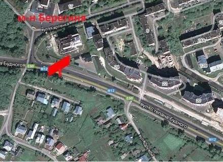Білборд, Бігборд (Борд)  B у Тернополі, 3x6  Будного вул. / Винниченко вул., біля готелю "Віват" схема