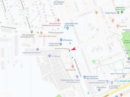 Билборд A в Харькове, 3x6  Холодногірська (Єлізарова) вул., 9, в центр схема