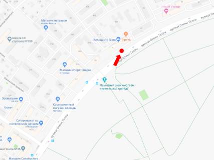 Беклайт  у Києві, 2.3x3.14  Теліги вул., 41, в сторону ст. м. "Почайна" схема