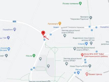 Призма B в Киеве Автодорога P-30 - Наумова вул. - 325598 схема