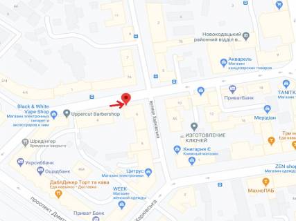 Сiтiлайт B у Дніпро (Дніпропетровськ), 1.2х1.8  вул. В'ячеслава Липинського в районі буд. 6 схема