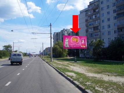 Білборд, Бігборд (Борд)  A у Сумах, 3x6  Героїв Крут вул. (кол. Черепіна вул.) / Лушпи пр., в бік супераркету "Екомаркет" Фото 1