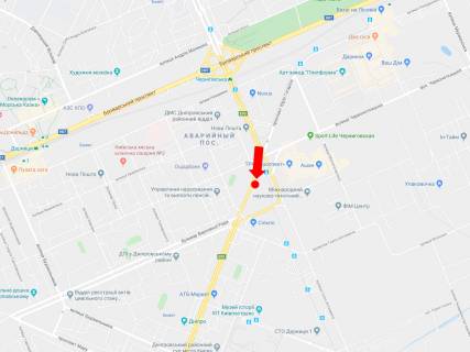 Призматрон, Призма  у Києві, 3x6  Гагаріна пр. 22, роздільник, в сторону пл. Дарницької (колиш. Ленінгардская пл.) - 446001 схема