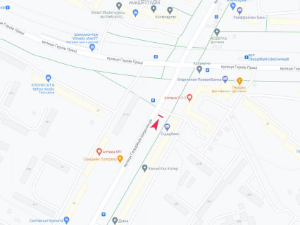 Билборд A в Харькове, 3x6  Гвардійців-Широнінців вул., 44, (2) схема