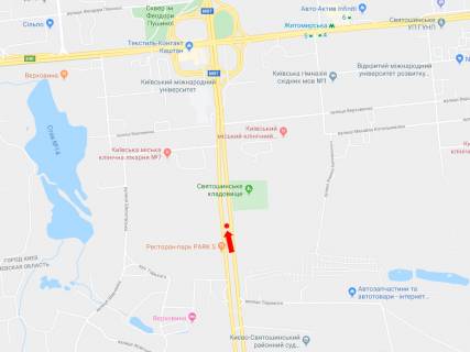 Призматрон, Призма  у Києві, 3x6  Кільцева дорога, 200 м. до заправки "Shell", роздільник, в бік пр. Перемоги - 445365 схема