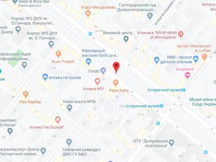 Беклайт A у Дніпро (Дніпропетровськ), 3.14х2.32  просп. Дмитра Яворницького - вул. Василя Жуковського схема