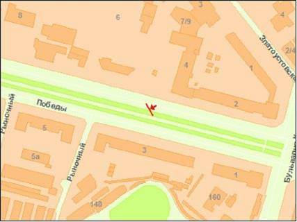 Сітіскролл A у Києві, 1.8x1.2  Перемоги пр., 4 схема