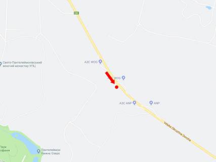 Білборд, Бігборд (Борд)   у Києві, 3x6  Заболотного вул., 31е, АЗС "WOG", в бік Столичного шосе схема