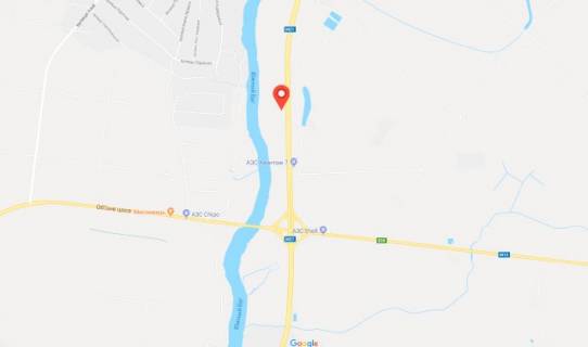 Билборд A в Виннице Київське шосе, недалеко від АЗС "Авантаж 7" схема