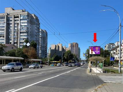 Видеоборд A в Киеве, 2.3x3.14  Лобановського пр. (колиш. Червонозоряний пр.), 37 - вул. Олексіївська, в бік Севастопольської пл. - 583471 фото 1