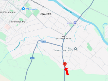 Білборд, Бігборд (Борд)  A у Ладижині, 3x6  в'їзд у місто схема